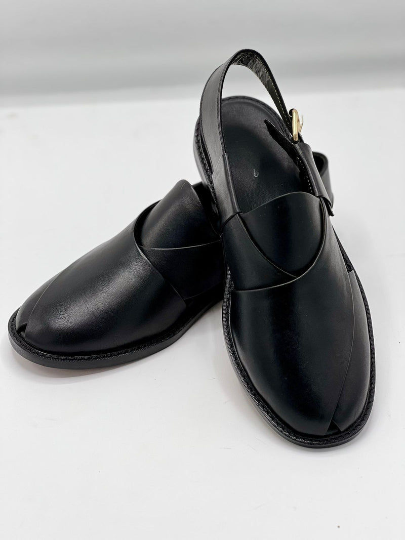Watan speical leather sole chappal (black coluor100 % leather)