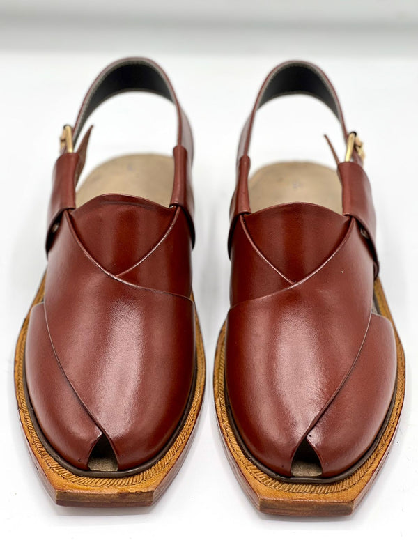 Norozi Brown Chappal (pure leather and handmade)