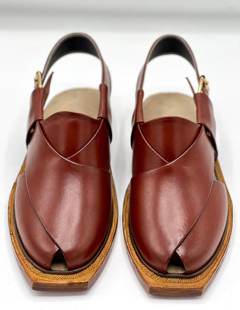 Norozi Brown Chappal (pure leather and handmade)